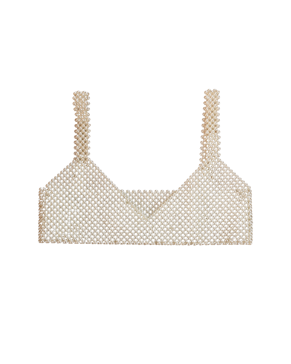 Artemis Pearl Bralette – cream bralette, studio shot