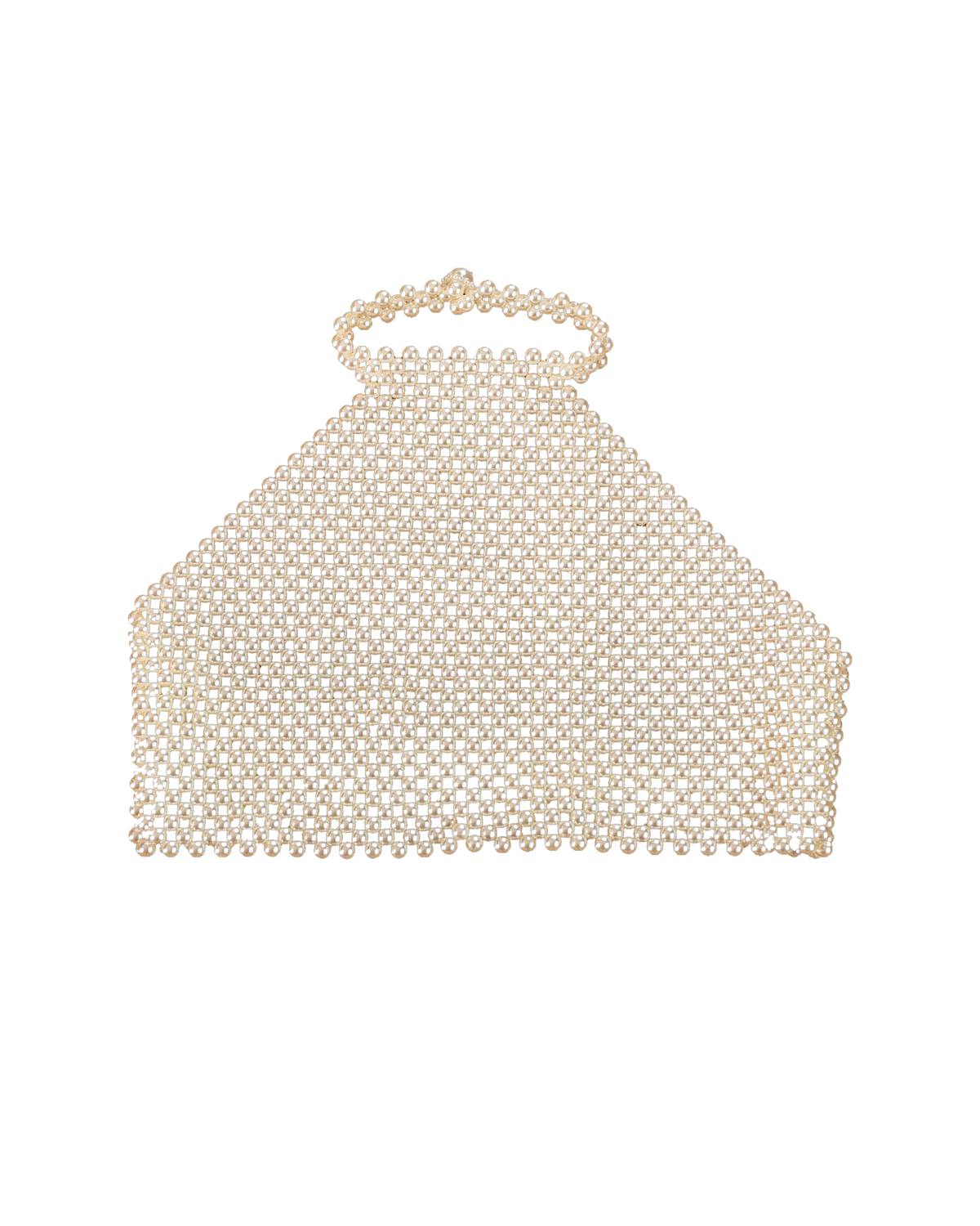 Athena Pearl Turtleneck Bralette – cream bralette, studio shot