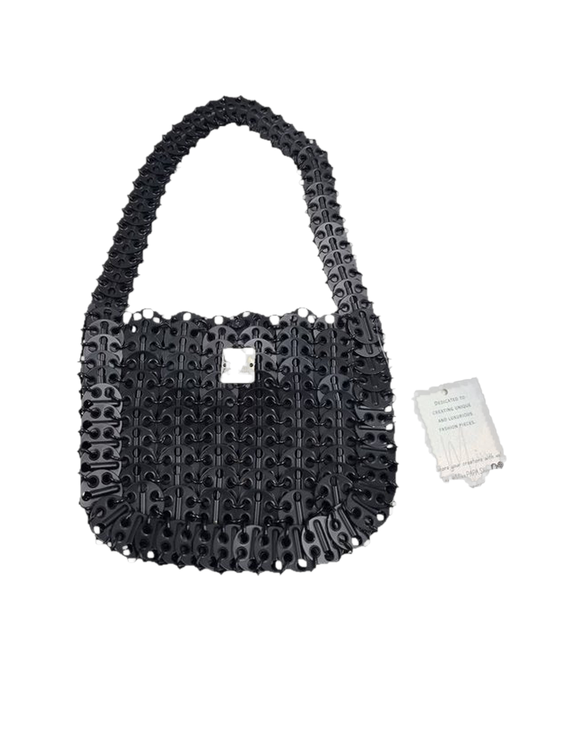 Eris Mini – polished steel bag, studio shot