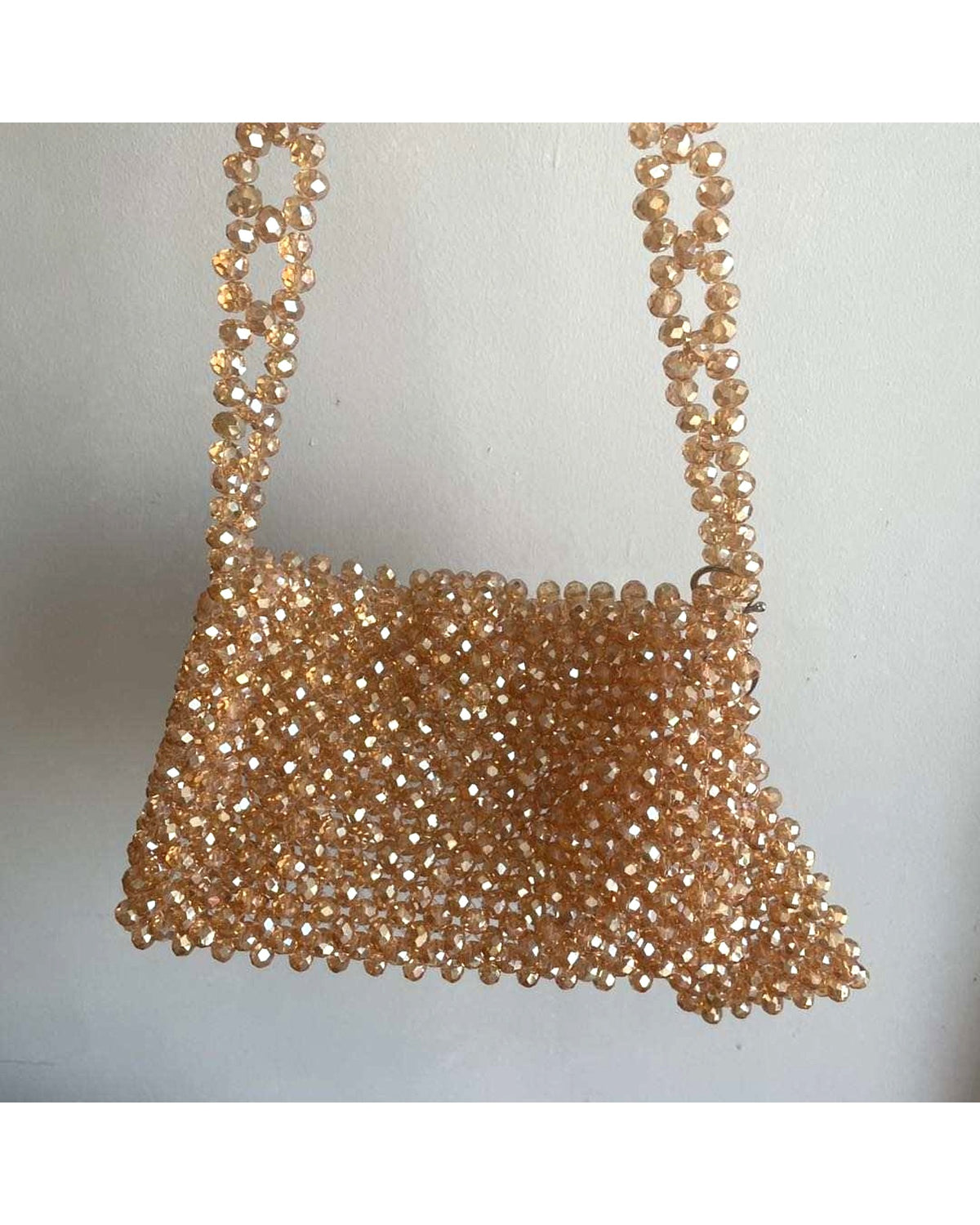 Nyra – glass crystal bag, studio shot