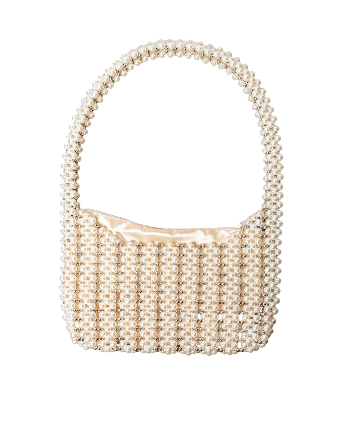 Velora – faux pearl shoulder bag, studio shot